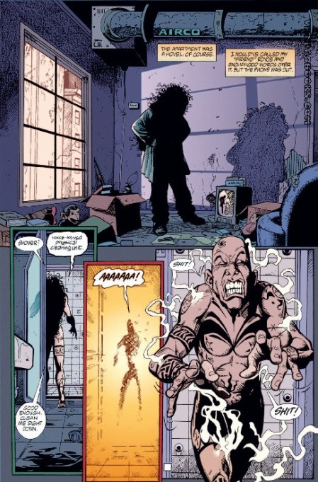 Spider takes a shower... kind of...